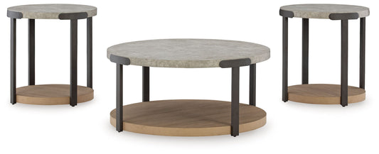 Darthurst - Occasional Table Set (Set of 3) - Light Brown