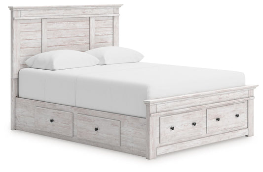 Makidern - Panel Storage Bed