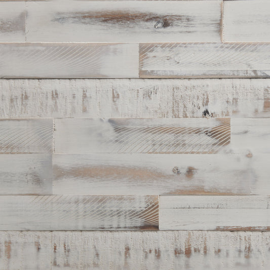 Modern Rustic - Dining Bench - Weathered White