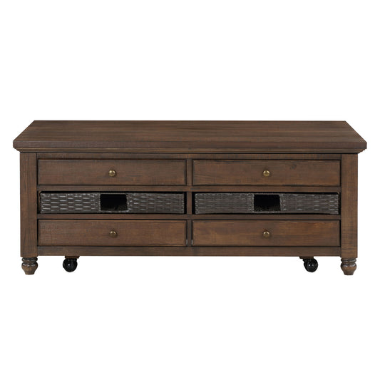 Oliver - 3 Piece Table Set - Brown