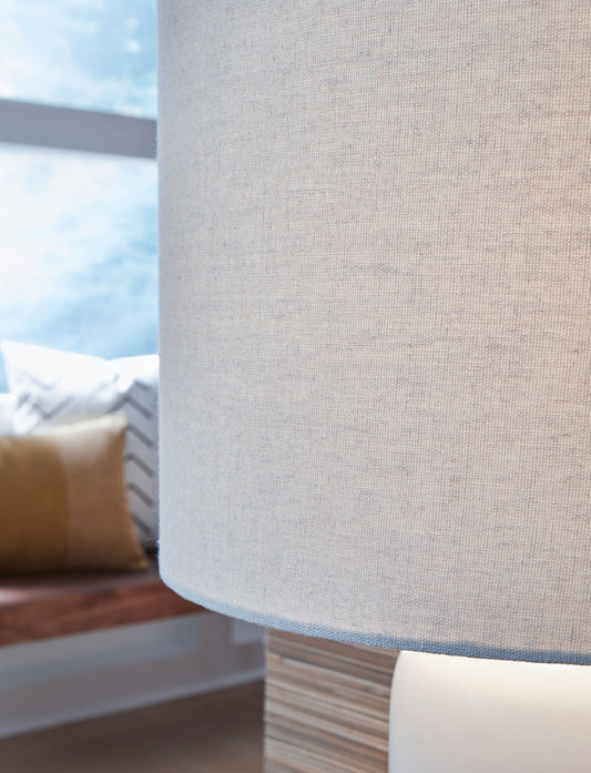 Lemrich - Ceramic Table Lamp - White