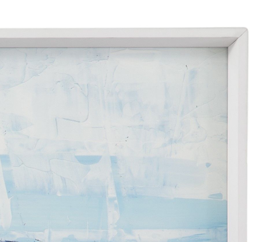 Sea Gaze I - Framed Print - Light Blue