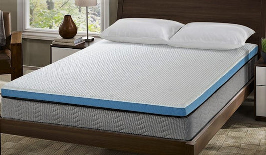 Out Cold Copper Memory Foam Mattress Topper - Topper Only