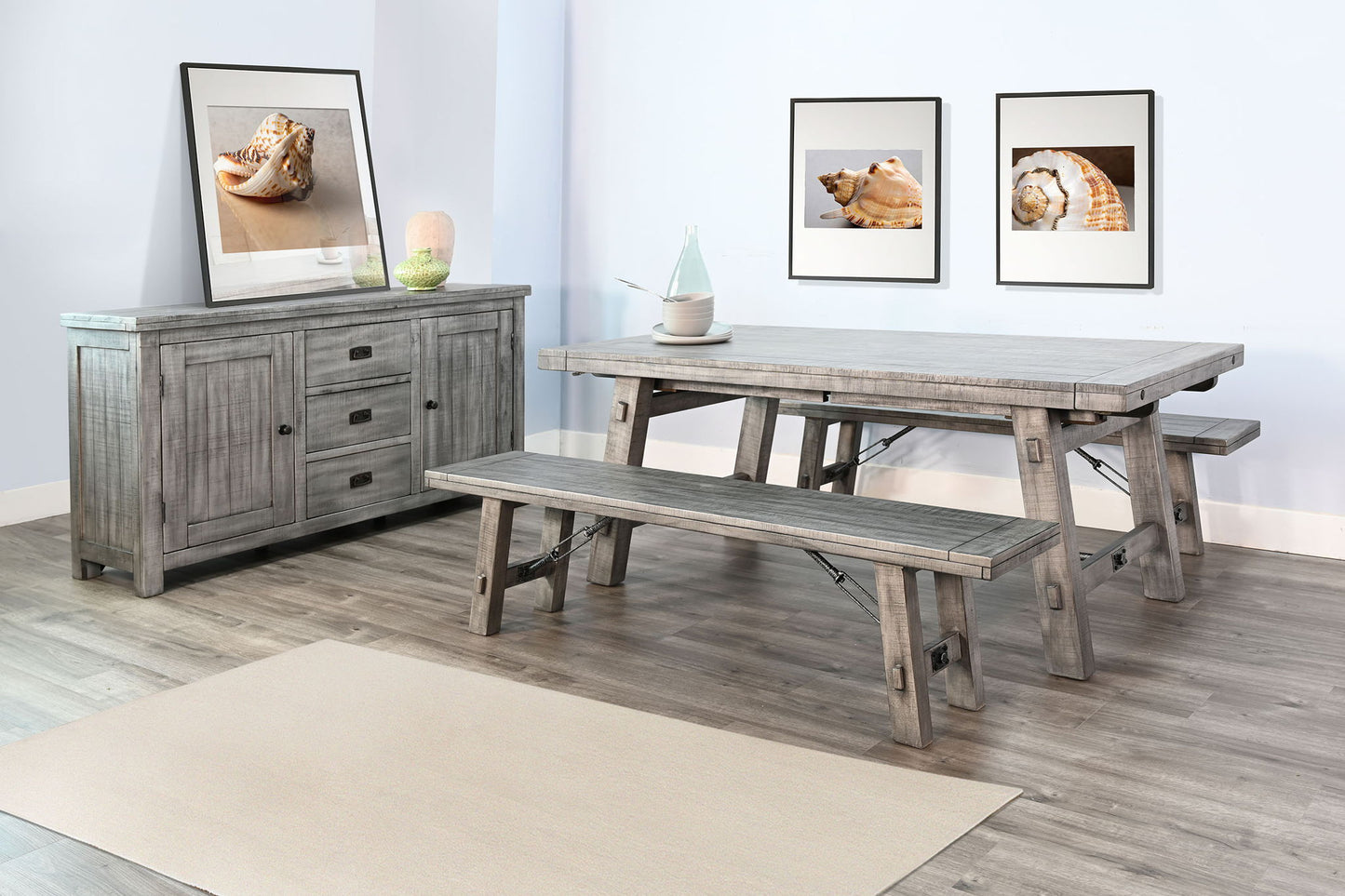 Alpine - Extension Table With Turnbuckle - Gray