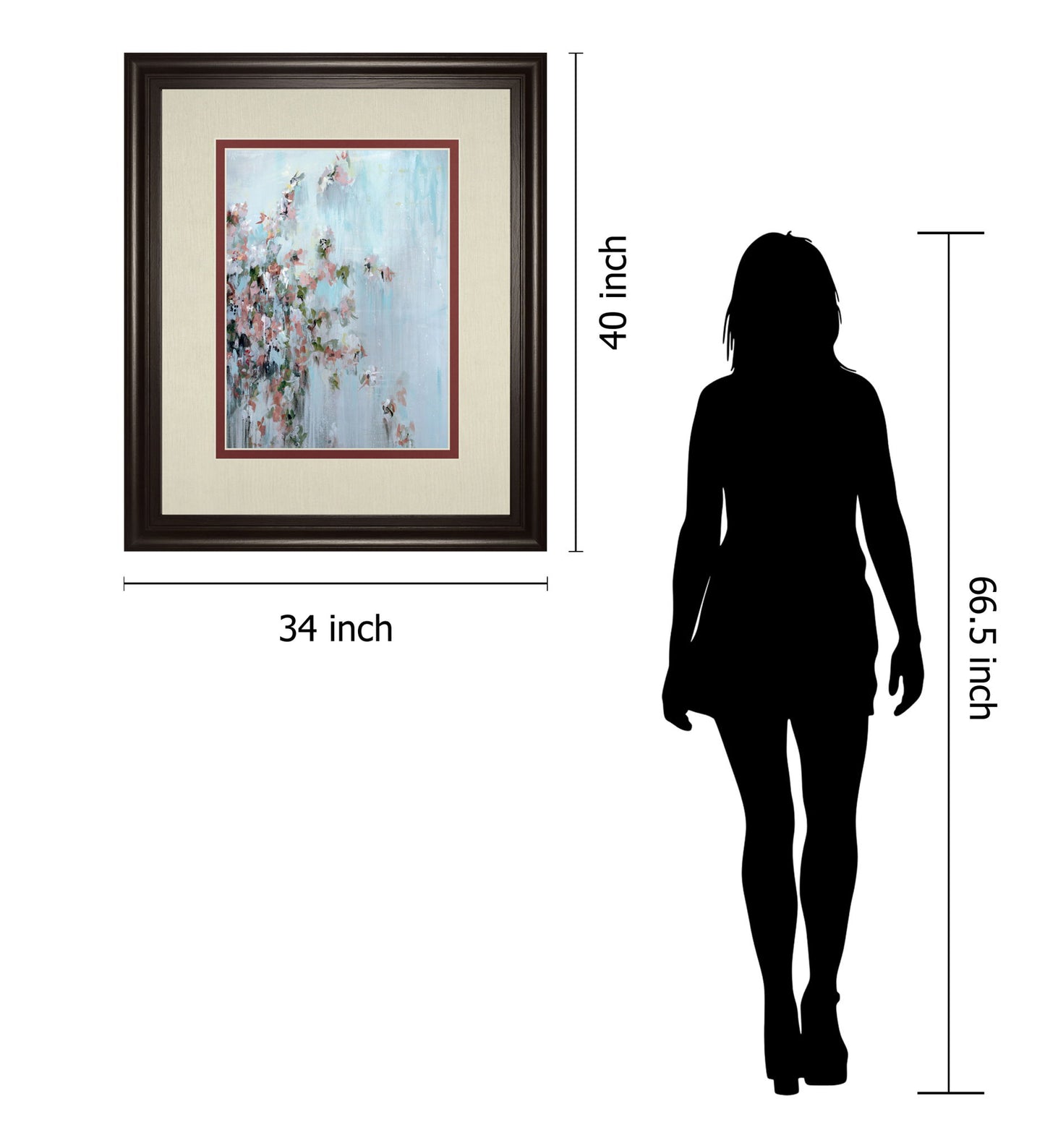Wilting Away By Macy Cole - Framed Print Wall Art - Gray