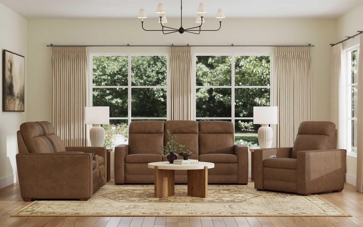 Dutch - Power Recliner With Power Headrest & Lumbar