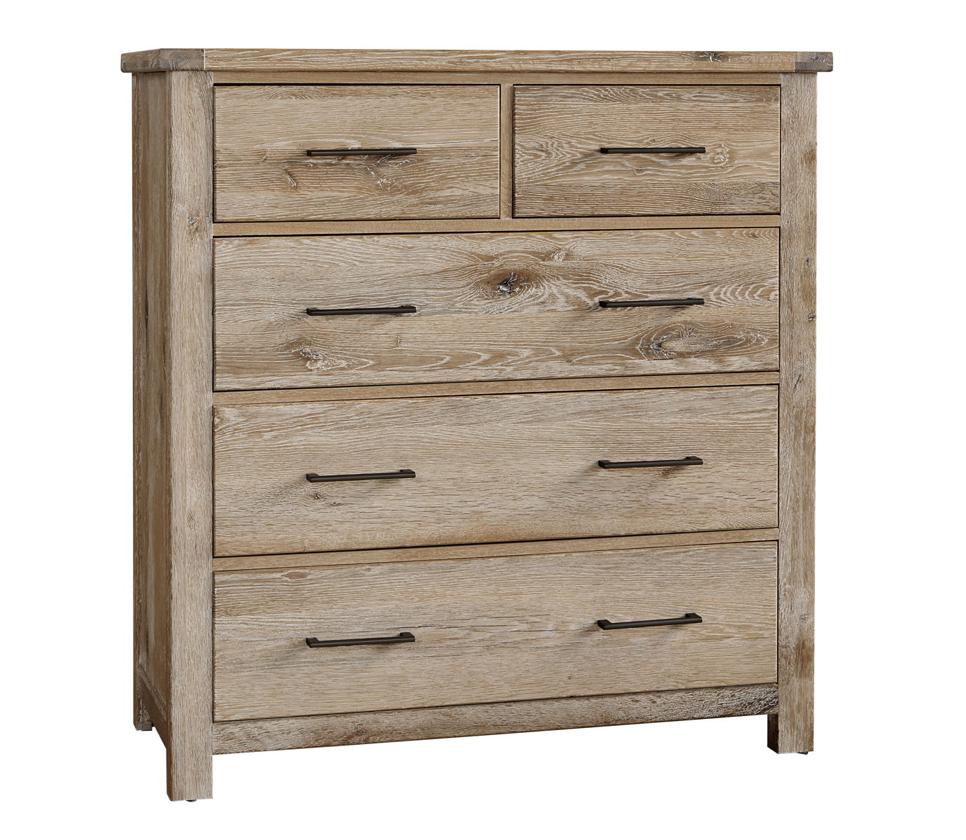 Dovetail - 5-Drawer Standing Dresser - Sun Bleached White