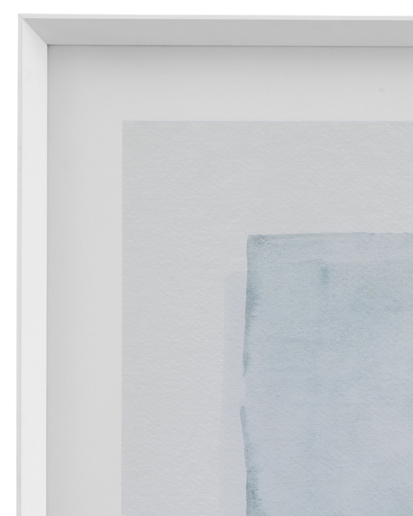 Water Color Lens II - Framed Print - White