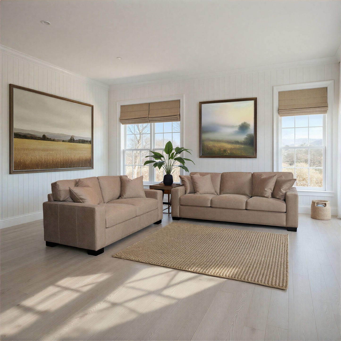 Dexter - Ottoman - Taupe