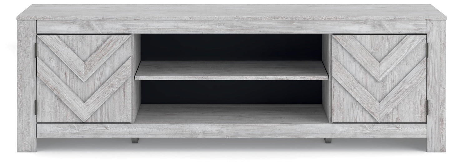 Cayboni - LG TV Stand With Fireplace Option