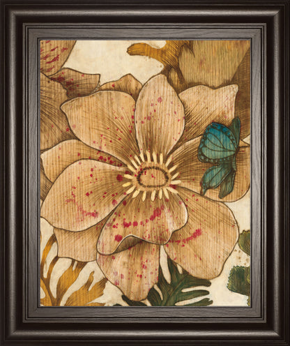 Fleurs De Bois By Maja - Framed Print Wall Art - Beige