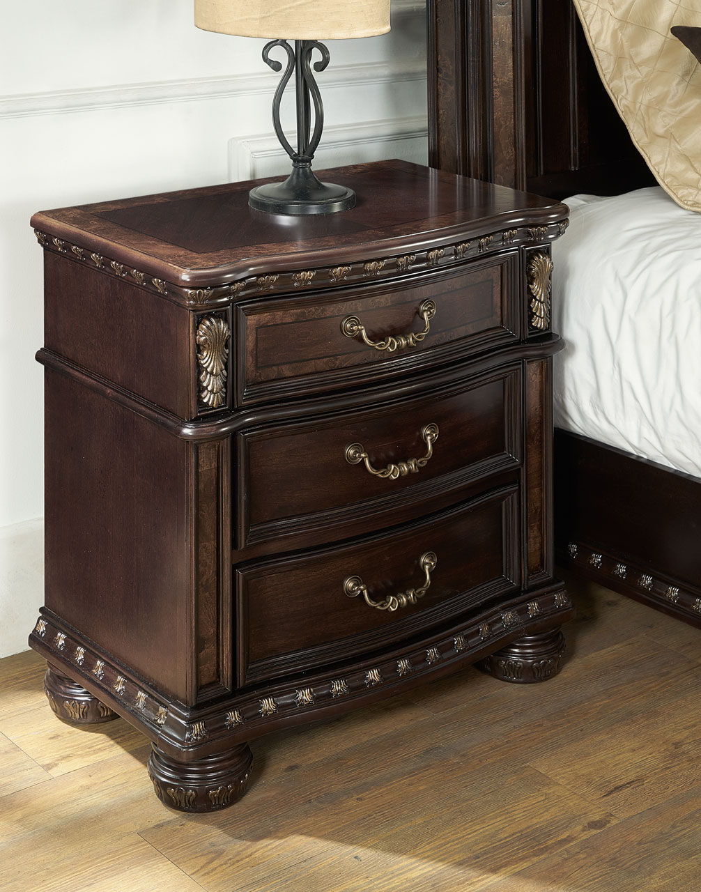 Monte Carlo - Nightstand - Dark Brown