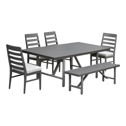 Navarro - Outdoor Dining Bench - Mocha
