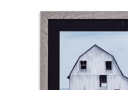 Bygone Barn - Framed Print (Set of 2) - Light Blue