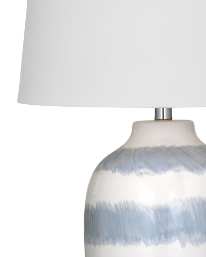 Harper - Table Lamp - White / Blue