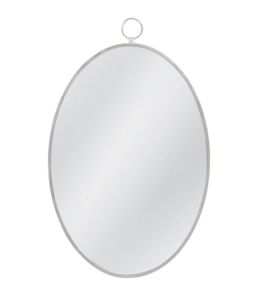 Corran - Wall Mirror - Pearl Silver