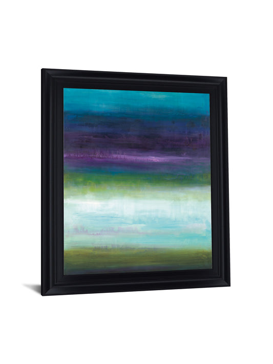 Twilight Serenity - 28" x 34" Framed Wall Art - Blue