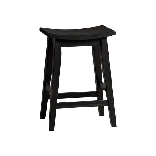 Austin - Backless Stool - Natural Mango Wood