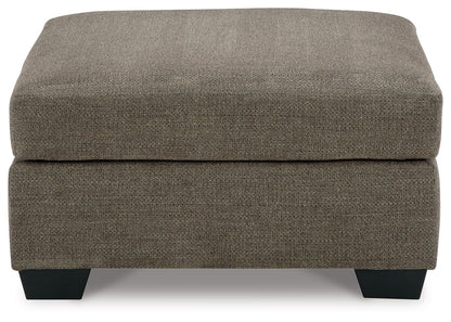 Mahoney - Oversized Accent Ottoman - Chocolate