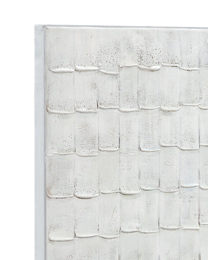 Linear Marks - Canvas Art - White