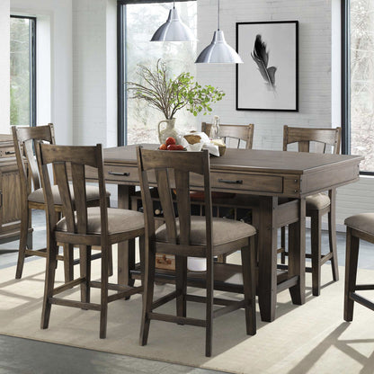 Whiskey River - Slat Stool - Dark Brown