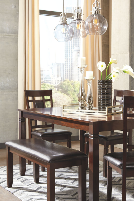 Bennox - Dining Room Table Set (Set of 6) - Brown
