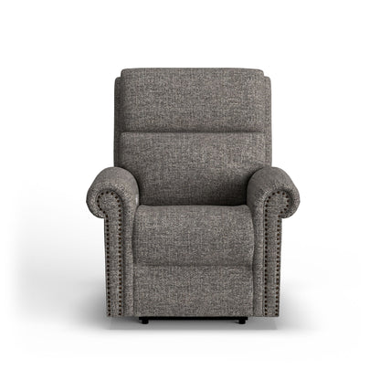 Bernard - Power Recliner With Power Headrest & Lumbar With Nailhed Trim