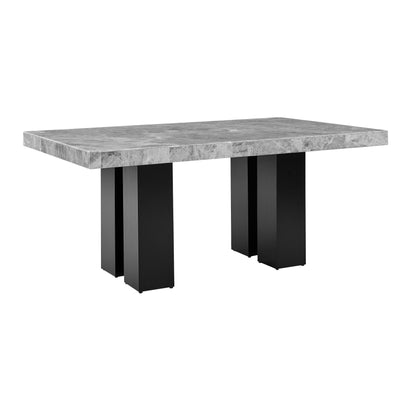 Camila - Rectangular Dining Set - Gray Top