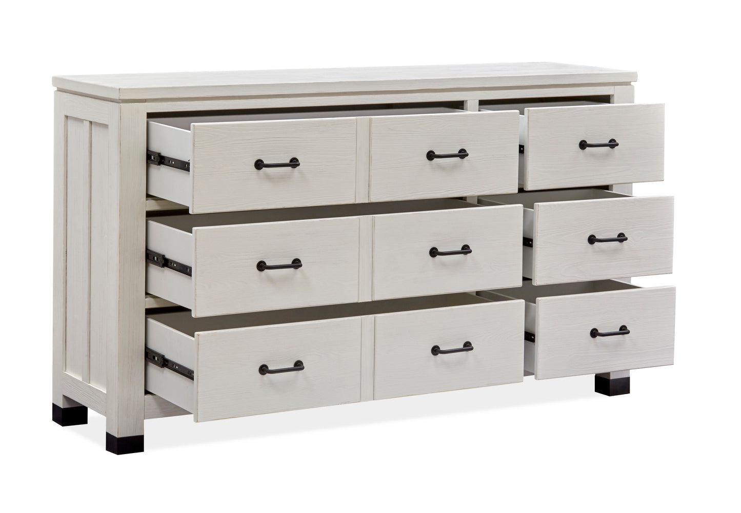 Harper Springs - Drawer Dresser - Silo White