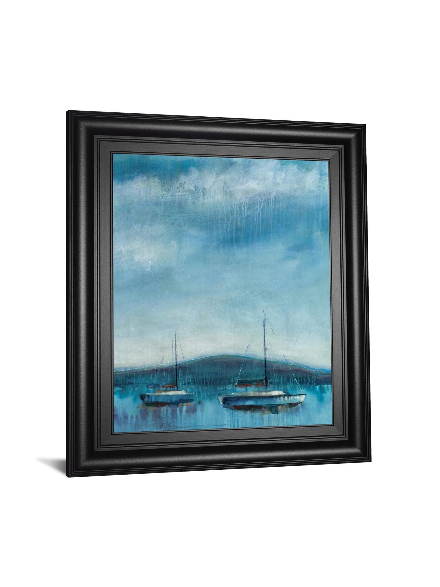 Nauticus By D'aguiar - Framed Print Wall Art - Blue