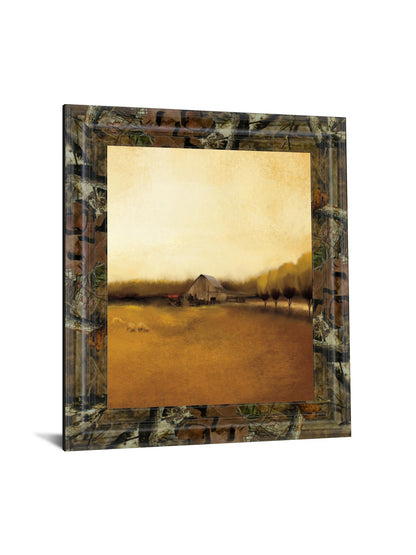 Rural Landscape I By Venter, T - Framed Print Wall Art - Light Brown