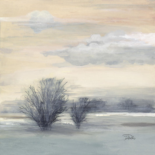 The Wind By Patricia Pinto (Framed Small) - Blue