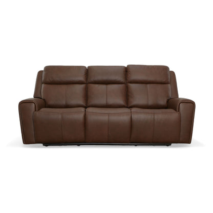 Barnett - Power Reclining Sofa with Power Headrests & Lumbar