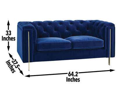 Charlene - Velvet Sofa And Loveseat