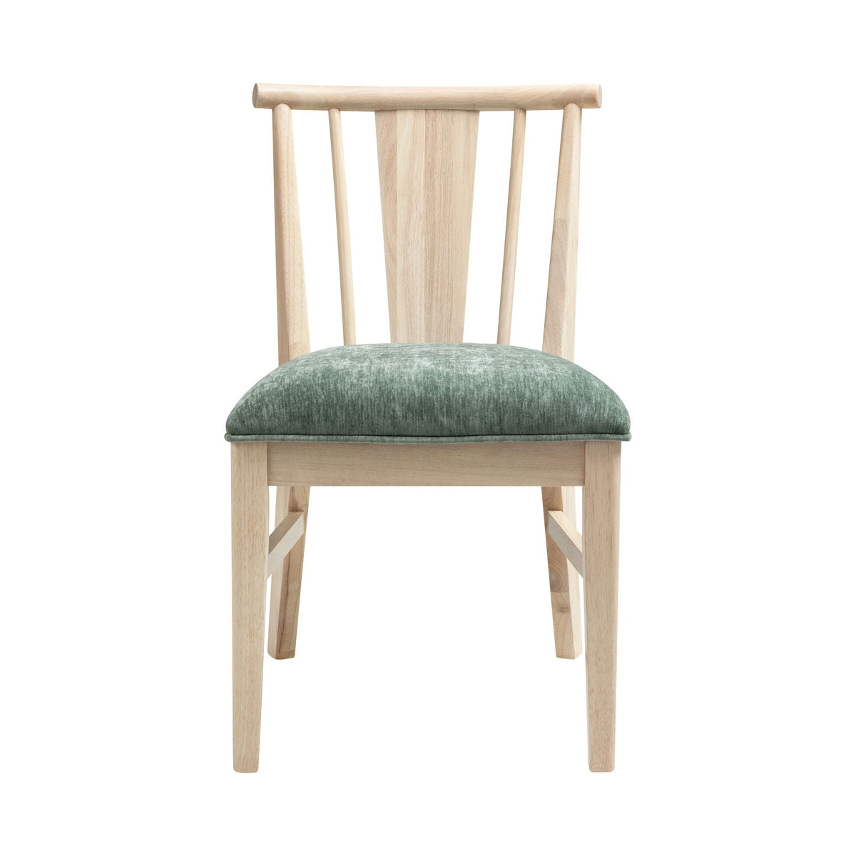 West End - Spindle Chair With Sage Green Seat