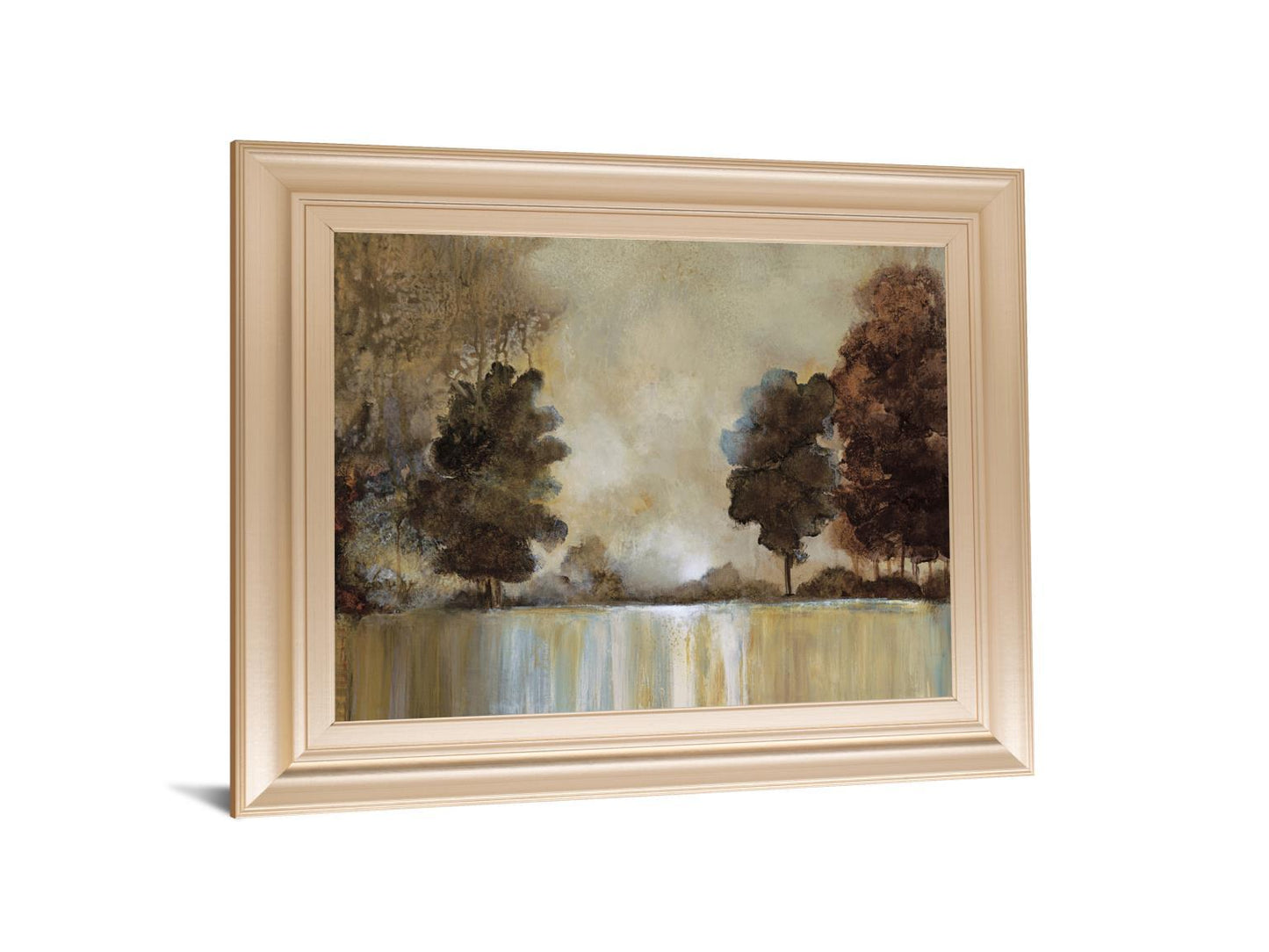 Morning Mist By Cat Tesla - Framed Print Wall Art - Dark Brown