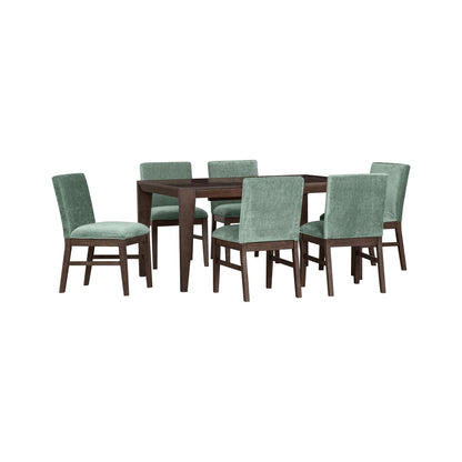 West End - Parson Chair With Sage Green Upholstery
