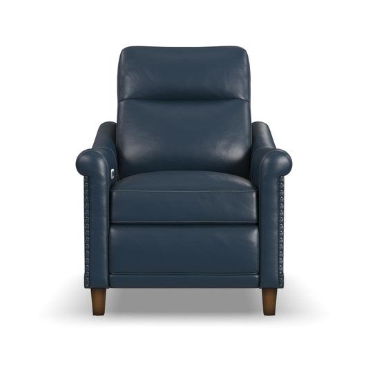 Elizabeth - Power Recliner with Power Headrest - Blue