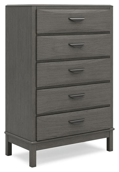 Mazing - Five Drawer Chest - Gray