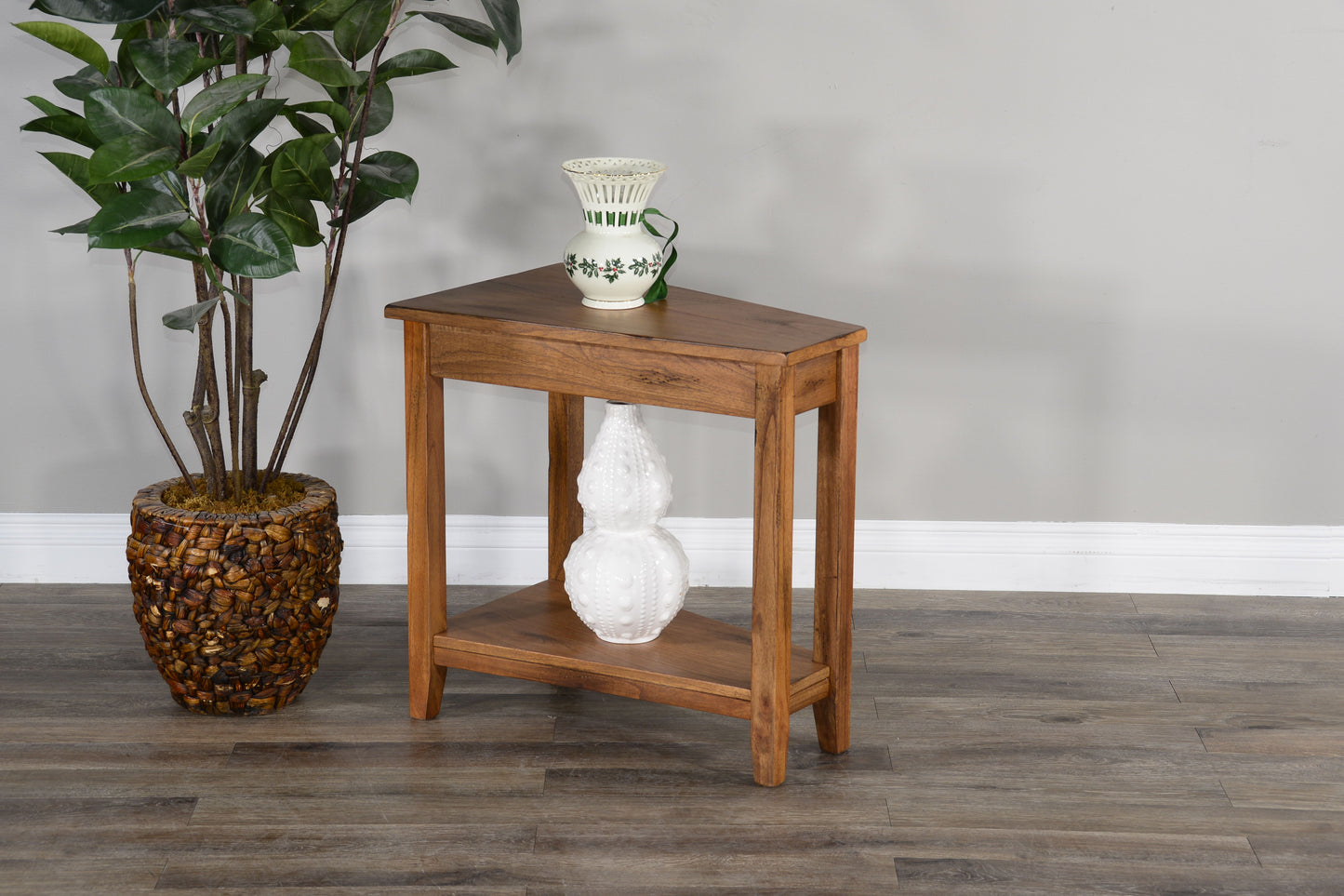 Sedona - Chair Side Table - Rustic Oak