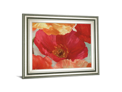 Incandescence Il By Pahl - Framed Print Wall Art - Red