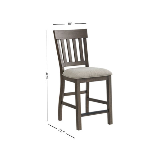 Sullivan - Slat Stool - Burnished Clay