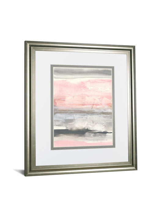 Charcoal And Blush II By Chris Paschke - Pink