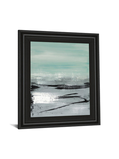 Beach Il By Heather Mcalpine - Framed Print Wall Art - Gray