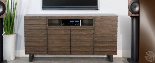 Homestead - Sled 72" Media Console - Tobacco Leaf