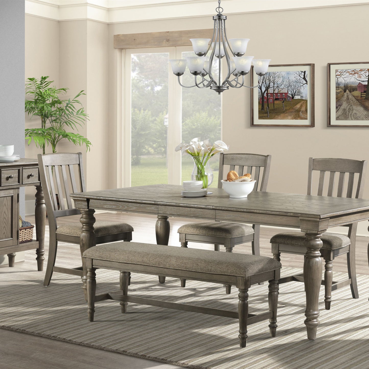 Balboa Park - Dining Bench - Roasted Oak