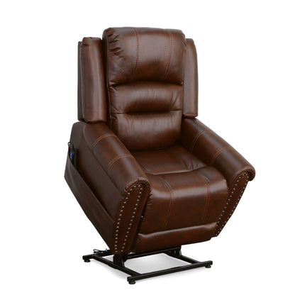 Oscar - Power Lift Recliner With Right-Hand Control & Power Headrest - Pumpernickel
