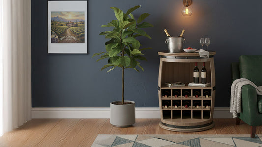 Wine Rack - Light Brown