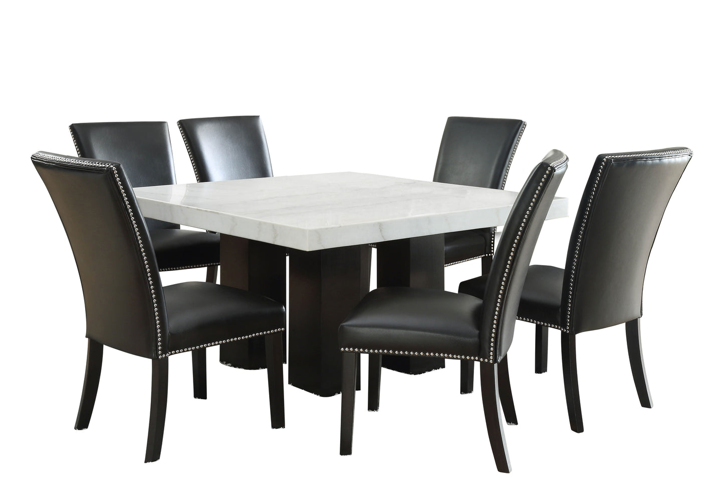 Camila - Square Dining Set - White Top