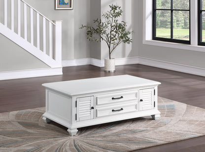 Charlestown - Lift Top Coffee Table - White